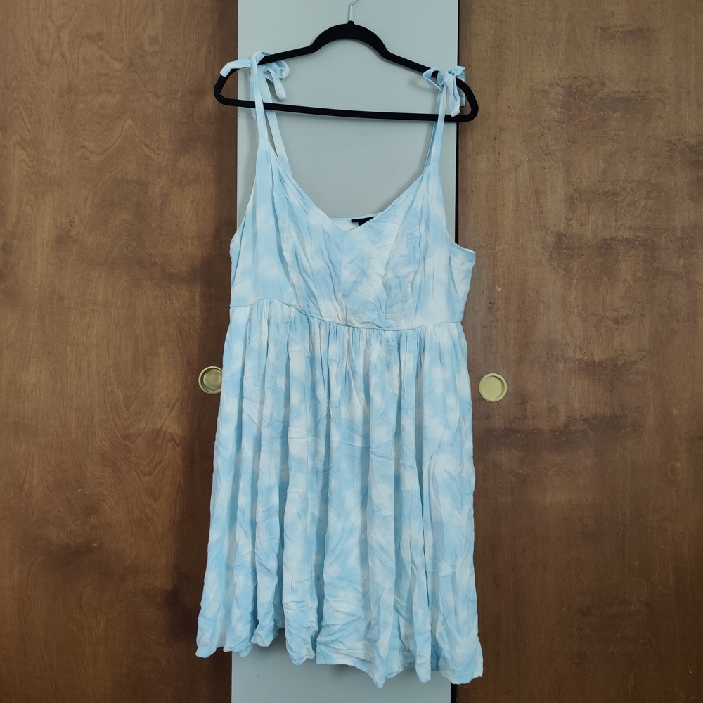 Torrid Sky Sleeveless Mini Dress